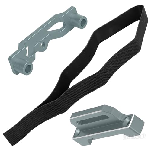 RC Alloy Battery Plate Upgrades Part for 1/10 Slash BL-2s/Drag Slash chev rolet C10/F0rd Mustang,BRCatWPark Battery Mount Plate Tray Battery Holder Mount Battery Hold-Down,(Replace #5827),Titanium - color: Titanium - (Upgrades)