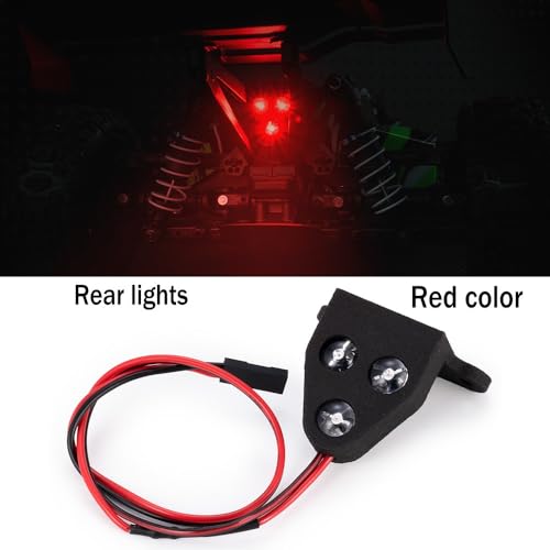 1:8th RC Car LED Light Kit Headlight Taillights Front/Rear Lamp for 1/8 TRX Jato 4X4 BL-2S RC Car Upgrades