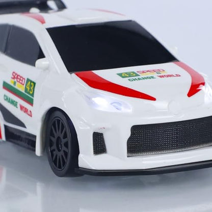 TOUCAN RC HOBBY 1/43 RC Drift Car High Speed 4WD Racing Vehicles 2.4GHz RTR Mini Car Model Radio Battery Lights Gyroscope for Ages 14+ - color: 4308gyro