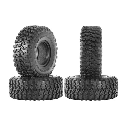 1.55 inch Tires Rubber Tyres for 1:10 RC Crawler Car D90 TF2 Tamiya CC01 LC70 MST JIMNY 90069 (90mm, C) - color: 90mm, C