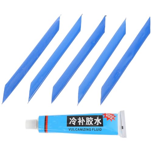 Rc Tire Glue for Tubeless Bike Tire Repair with 5 Adhesive Strips Sturdy Rubber Glue for Road Bicycle for Motorcycle and Outdoor Use