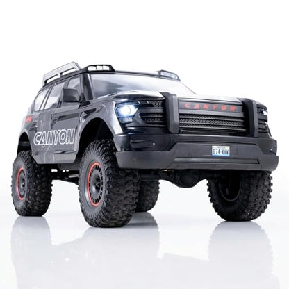 FMS Canyon 1/10 RC Crawler with Innovative DIG System LCG Chassis,Pro 4x4 RC Rock Truck with Portal Axles, 2-Speed Transmission, Full Metal Oil Shocks,High Simulation Remote Control Car