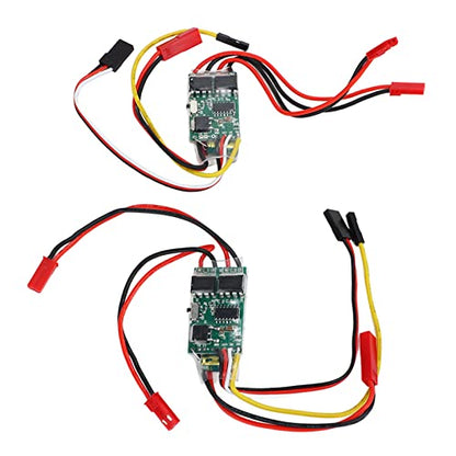 2pcs Brushed ESC Dual Way Bidirectional Speed Controller fit for RC Model Boat 130 180 Motor Electronic Speed Control