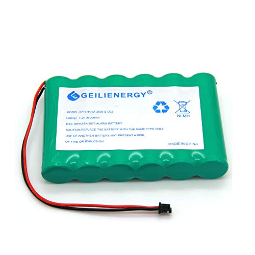 6PH-H-4/3A3600-S-D22 7.2v 3600mAh Ni-MH Battery Compatible with DSC IMPASSA 9057 Battery Wireless Security System