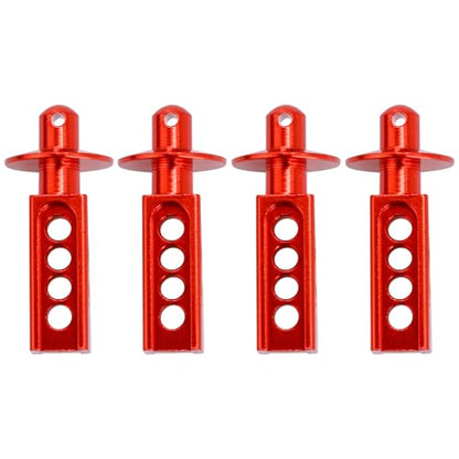4Pcs Aluminum RC Body Post Mounts Compatible with Traxxas Mini E-Revo Mini Slash 1/16 RC Car