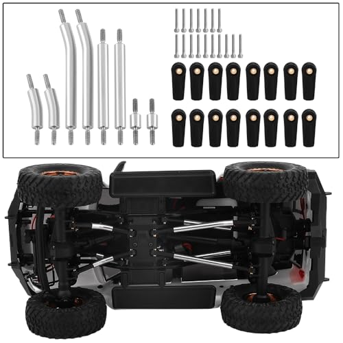 High Clearance 4 Links Set Stainless Steel Linkage kit for 1/24 Axial SCX24 GX470 AXI-1800 RC Crawler Car Upgrade Part