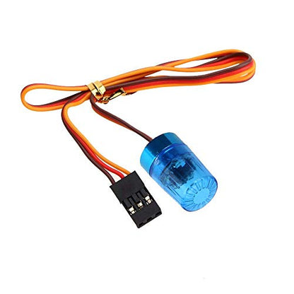 LED Strobing Rotating Flashing Light 9x15mm Lamp for RC Model Police Firefighting Ambulance Car Truck Lighting (Blue) - color: 9x15mm, Blue