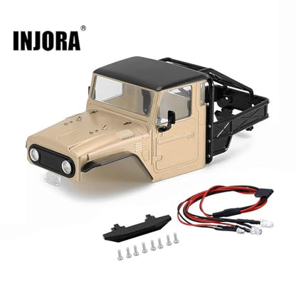 INJROA IR40 Truck Body for 1/18 TRX4M Defender Bronco (Sandy Taupe) - color: Sandy Taupe