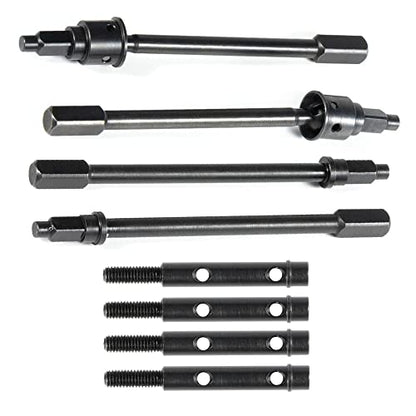 UTB18 RC Front & Rear Drive Shaft CVD Axle for Axial RC Crawler 1/18 UTB18 Capra Unlimited Trail Buggy RTR Upgrade Part (8pcs Drive Axles) - color: 8pcs Drive Axles