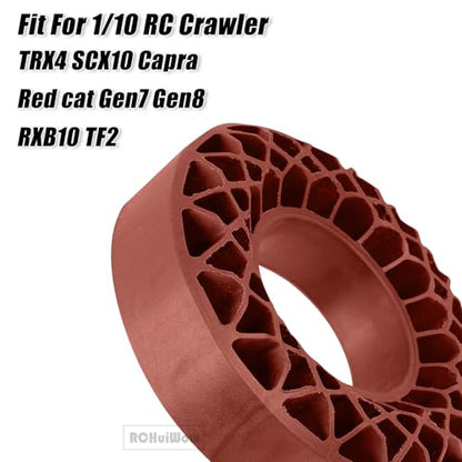 1.9 Silicone Rubber Insert Foam Tire Inserts RC 1.9" Wheel Tires Waterproof Inserts for 1/10 RC Crawler TRX4 SCX10 Capra Red cat Gen7 Gen8 RXB10 TF2,4pcs,Brown - color: Brown(4pcs)