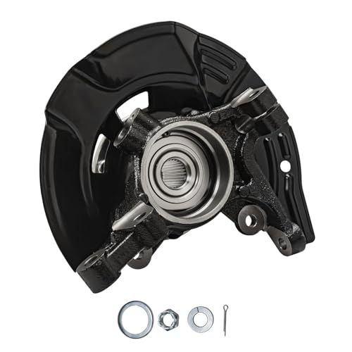 Detroit Axle - Front Left Steering Knuckle & Wheel Hub Bearing CV Axle | Replacement for 2011 Hyundai Sonata 2.4L w/Automatic Transmission - size: 2UX47835/Pair