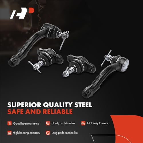 A-Premium 10Pcs Suspension Kit, Front & Rear Sway Bar Link | Front Lower Ball Joint, Inner Outer Tie Rod End, Fit for Kia Sportage 2005-2010, Hyundai Tucson 2005-2009