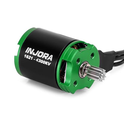 INJORA MBL32-NANO Brushless ESC & 1621 4300KV Green Viper Motor for SCX30
