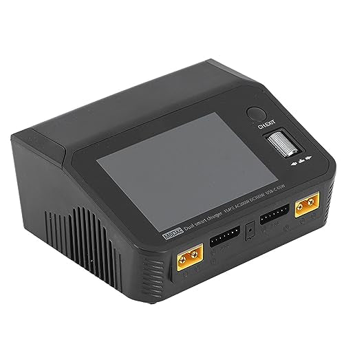 AC DC Balance Charger M6D Dual Channel Battery Charger for RC Car Battery