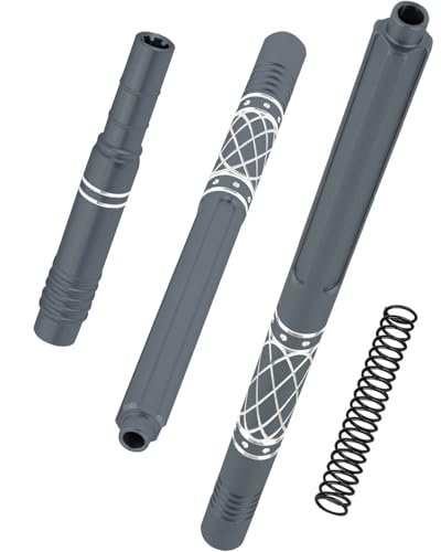 Upgrades Part Aluminum Center Slider Driveshafts Center Drive Shaft for 1/10 Kraton&Outcast 4X4 4S V2 BLX,Axles CVD Hops Up(Titanium) - color: Titanium(for 1/10)