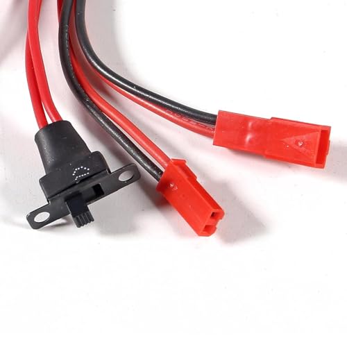 6 PCS Mini RC 20A Brushed ESC Motor Speed RC ESC 2KHz Forward Reverse Brush Brake RC 2S for Controller Boat RC Car Tank - color: 6PCS