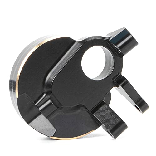 1/10 Capra Brass Counter Weight Axle Housing Black Coating for Axial Capra RC Crawler 1/10 SCX10 III Capra Unlimited Trail Buggy UTB10 RTR 1.9 4WS Upgrade Part (E- 3-in-1 Capra Brass Part) - color: E- 3-in-1 Utb10 Brass