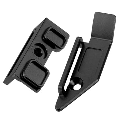 Battery Plate with Strap for Tra-xxas 1:16 Mini Maxx/XRT | Aluminium Mounting Tray 4WD VXL-3S Monster Truck Upgrades (Black) - color: Black