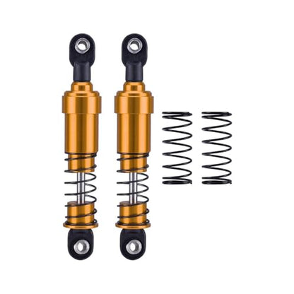 75mm-115mm Big Bore Shocks, RC Crawler Shocks for 1/10 RC Crawler LCG Chassis Gspeed V3 Element Enduro SCX10 TRX4 Gamde R1 Comp Builds DIY (Gold 85mm 2pcs) - color: Gold 85mm 2pcs