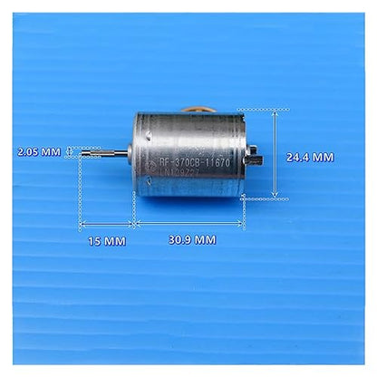 1pc Mini Mini 370 Motor Carbon Brush 6000RPM DC 12V-24V High Torque High Speed Toy Boat Car Tool Model