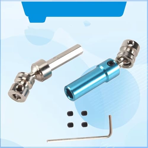 RC Car Drive Shafts Compatible with Wltoys 12428 12423 1/12 Rc Short Course for Desert for Buggy Off Car Parts 1Pcs Metal Rear Center Drive Shaft Cvd