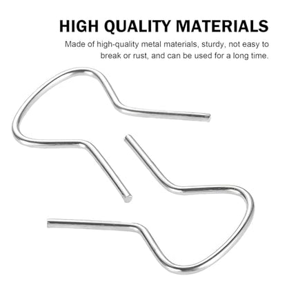 10 PCS Car Window Crank Handle Retainer Clips, Window Handle Metal Retaining Clips Assortment, Universal for Most Cars (Silver) - size: 10 PCS
