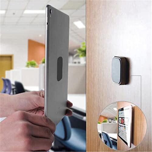 SALEX Replacement Metal Plates Set 16 Pack for Magnetic Car Mount. Kit of 16 Magnets for Back of Phone Case. Black Rectangular Iron Stickers Without Holes Discs. 3M Adhesive Backing Steel Sheets. - color: Rectangular / 16 Pack
