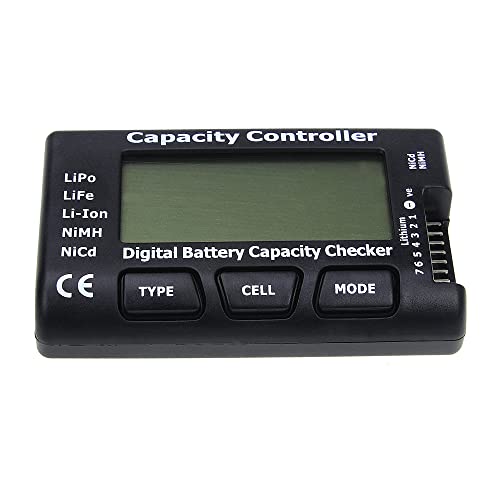 Goldby RC Cellmeter 7 Digital Battery Capacity Checker Controller Tester Voltage Tester Checker for LiPo Life Li-ion NiMH Nicd Battery
