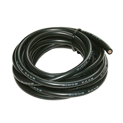 TUOFENG 8 AWG Silicone Wire - Flexible High Temp, Red/Black 20ft - size: 8 AWG 2 colors wire 10ft