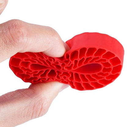 DJX 4PCS 1.0 Inch Tire Inserts Silicone Rubber Insert Foam Waterproof for 56-58mm*22-24mm 1.0'' Tire (Red) - color: Red