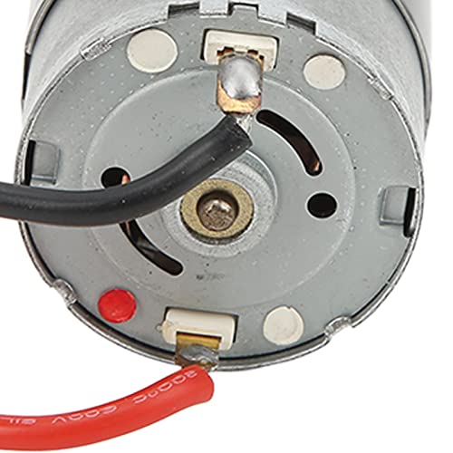 550 Brushed Motor, 22500 RPM High Speed Motor Two Way Bearing 12T Aluminum Alloy RC Parts for 1/10 Climbing Car Big Bike