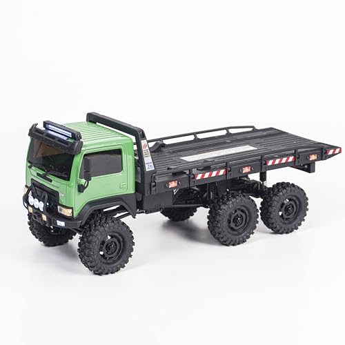 HOBBYPLUS ARKTOS 6x6 V1.5 CR18P Rock Crawler RTR All Terrain - Remote Control Car, Rock Crawler 1/18 Scale 6WD 2 Speed Transmission Off Road for Adults, RC Hobbyists (Green) - color: Green (6x6 V1.5)