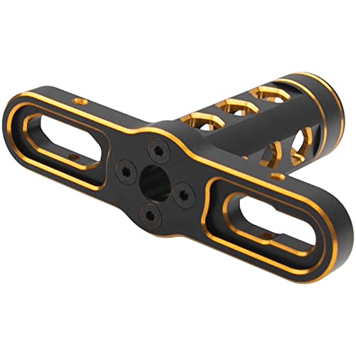 RC Car Tool 17mm Hex Adapter Wheel Wrench w/ 4mm 5mm 5.5mm 7mm Hex Socket Wrench Compatible with Traxxas Axial Arrma HSP Redcat Tamiya ECX HPI 1/8 1/10 1/12 Car Truck (Golden) - color: Golden