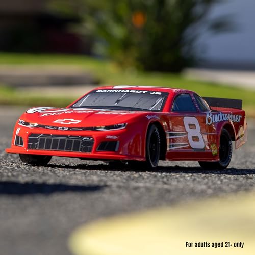 Losi 1/12 RC Racecar Dale Earnhardt Jr. No. 8 2025 Budweiser Chevrolet ZL1 2S AWD On-Road Asphalt Late Model (Battery & Charger Included), Red, LOS-3104T2 - color: Green