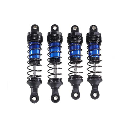 4PCs Upgraded Shock Absorbers Front ＆ Rear Hydraulic Shock Absorbers for MJX Hyper Go SCY Wltoys H16BM H14BM 14301 14302 14303 1/12 1/14 1/16 RC Car Upgrade Parts (77mm 80mm Dark Blue) - color: 77mm 80mm Dark Blue