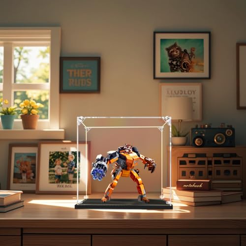 Clear Acrylic Display Case, Self-Assemble Showcase for Collectibles, Action Figures, Dolls- Alternative Glass Box for Commemorative Gifts (15*11*12inch,39*28*30cm) - size: 15x11x12inch,39x28x30cm