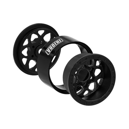 INJORA 1.0 Aluminum Offset -4.7mm Beadlock Wheel for 1/24 1/18 RC (W1013)