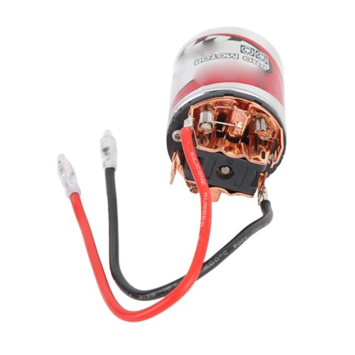aqxreight 540 Brushed Motor Proof Stainless Steel Box/Cover 3 Slot High Torsion Motor and ESC for Axial SCX10 AXI03007 10 RC Car 22T Allowing for and Mot 540 Brushed MotorRC Crawler Motor3 Slot (12T)