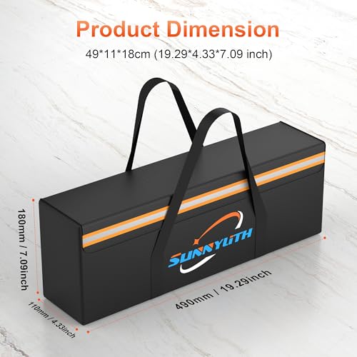 2-Pack Fireproof Ebike Battery Bag,Explosion Proof LiPo Charging & Storage Bag with Reflective Strip, Waterproof Battery Safe Case for Electric Bike/Scooter/Valuables, 19.29x4.33x7.09 - size: 19.3×4.3×7.1 in(2Pcs)