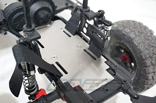 Stainless Steel Rear Upper Extend Battery Holder Tray for Axial SCX10 II 90046 90047