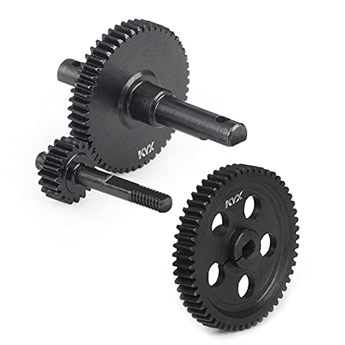 KYX Racing Hardened Steel Transmission Gear Set Gearbox Gear Set Upgrades Accessories for 1/24 RC Crawler Car Axial SCX24 Deadbolt JLU C10 B-17
