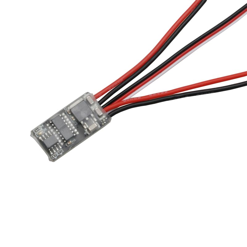 10A Brushed ESC 1-3S Two Way Motor Speed Controller with Brake/Without Brake 1A BEC for RC Vehicle Car Boat Model(Two Way w Brake) - color: Two Way W Brake