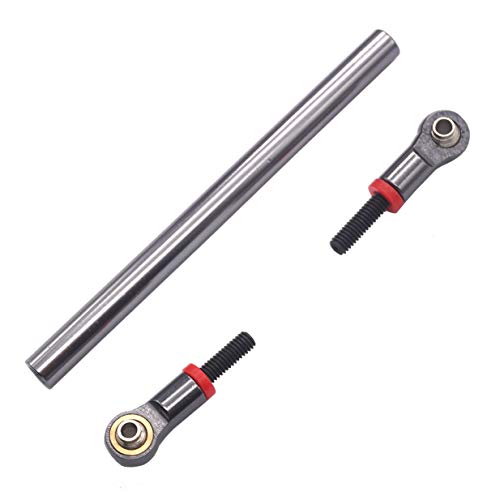 ShareGoo 8Pcs Aluminum Alloy 313MM Wheelbase Link Rod Chassis Linkage Compatible with Axial SCX10 90022 90027 90028 1/10 RC Car Crawler