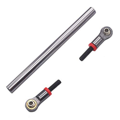 ShareGoo 8Pcs Aluminum Alloy 313MM Wheelbase Link Rod Chassis Linkage Compatible with Axial SCX10 90022 90027 90028 1/10 RC Car Crawler