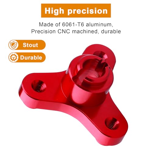 Metal Aluminum Alloy RC Slipper Clutch Eliminator for Traxxas 1/10 Stampede/Slash VXL/Rustler 2WD (Red) - color: Red