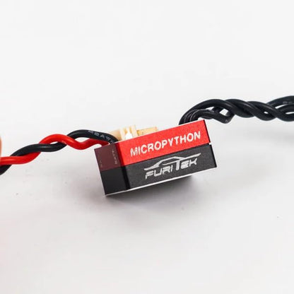 FURITEK MICROPYTHON 25A/50A Brushed/BRUSHLESS ESC and Wireless Module 2-3S Lipo Battery for 1/24 1/18 RC Crawler Upgrade - Remote Control Car, RC Car Electronics Speed Controller (FUR-2630)