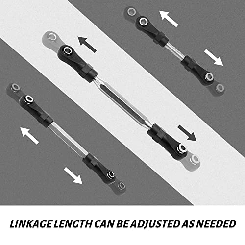 OGRC 7-Packs Turnbuckles Links with Rod Ends Set for Traxxas Slash 4X4/2WD | Aluminum Alloy Adjustable Camber Link for 1/10 Traxxas Slash 4X4/2WD RC Truck Upgrade Parts