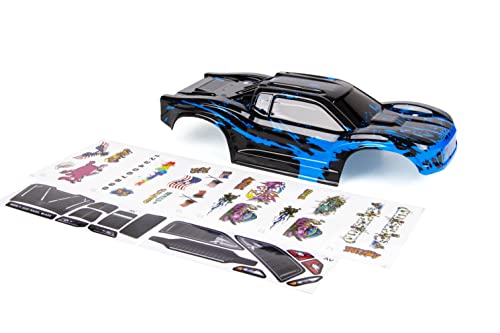 Custom Body Muddy Blue Compatible for ARRMA VORTEKS 3S 4x4 4x2 BLX 1/10 Stadium Truck(V-BB-01) - color: Blue
