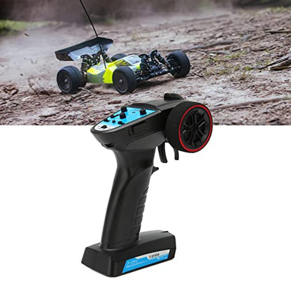ZJchao 3 Channel RC Transmitter with Speed Adjustment & Receiver Kit 2.4GHz for Car Boat Remote Control System