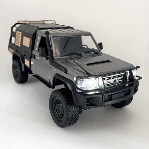 MN82S RC Crawler 1/12 Scale Remote Control Rock Crawler RC Truck 4x4 | Toyota Land Cruiser All Terrain Car Off-Road RTR 280 Motor Full Proportional Hobby Vehicle for Adult